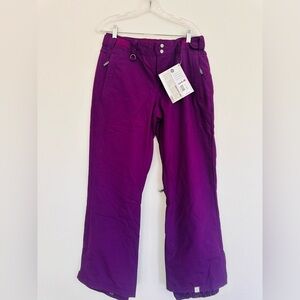 Roxy Women's Purple Flare Ski Pants
